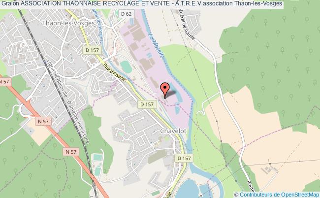 plan association Association Thaonnaise Recyclage Et Vente - A.t.r.e.v Thaon-les-Vosges