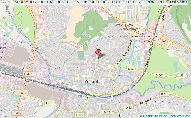 plan association Association Theatral Des Ecoles Publiques De Vesoul Et Echenoz-pont. Vesoul