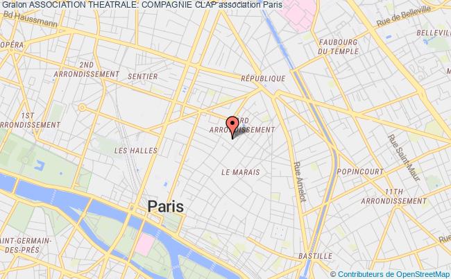 plan association Association Theatrale: Compagnie Clap Paris