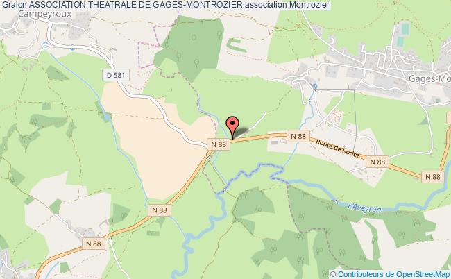 plan association Association Theatrale De Gages-montrozier Montrozier