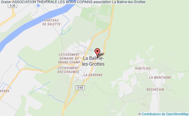 plan association Association Theatrale Les Bons Copains La    Balme-les-Grottes