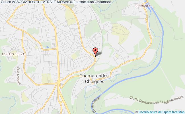 plan association Association Theatrale MosaÏque Chaumont