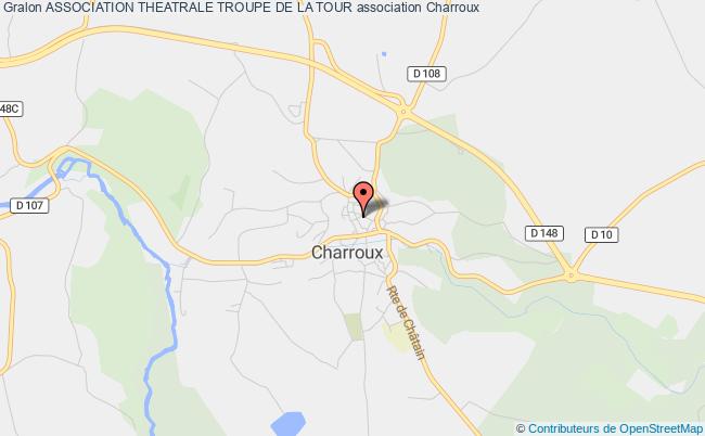 plan association Association Theatrale Troupe De La Tour Charroux