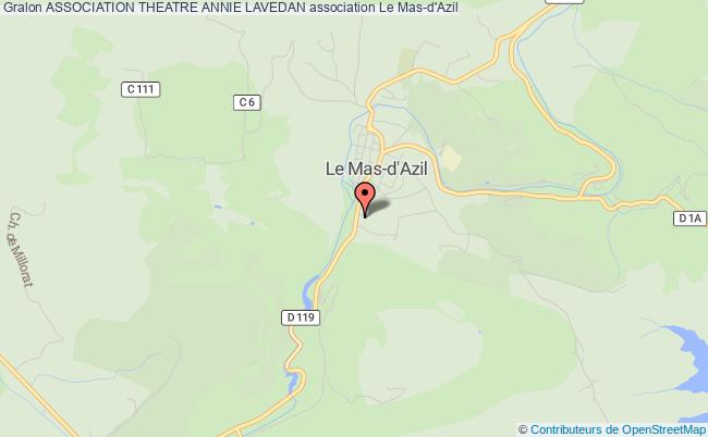 plan association Association Theatre Annie Lavedan Le Mas-d'Azil