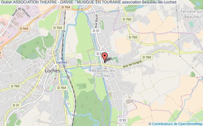 plan association Association Theatre - Danse - Musique En Touraine Beaulieu-lès-Loches