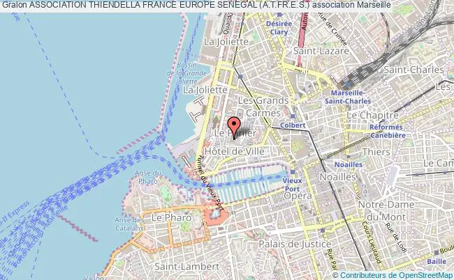 plan association Association Thiendella France Europe Senegal (a.t.fr.e.s.) Marseille