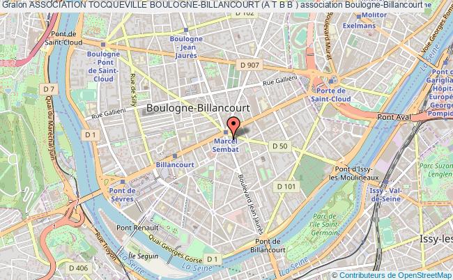 plan association Association Tocqueville Boulogne-billancourt (a T B B ) Boulogne-Billancourt