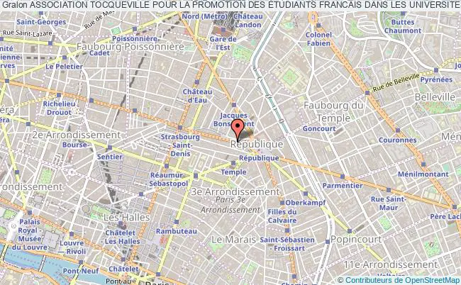 plan association Association Tocqueville Pour La Promotion Des Étudiants Francais Dans Les Universites Internationales Paris