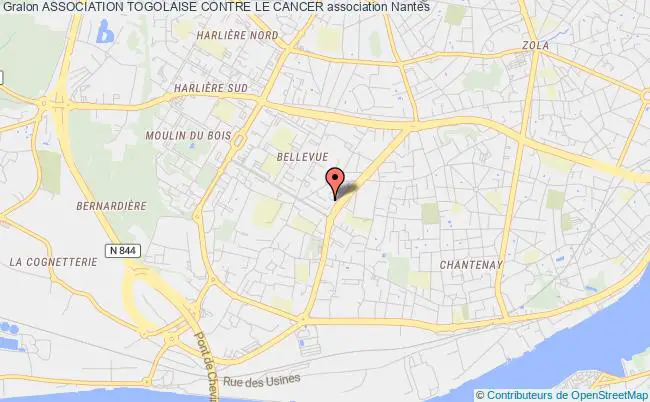 plan association Association Togolaise Contre Le Cancer Nantes