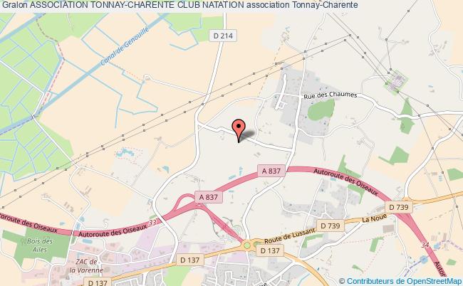 plan association Association Tonnay-charente Club Natation Tonnay-Charente