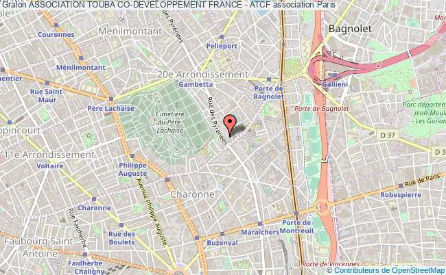 plan association Association Touba Co-developpement France - Atcf Paris