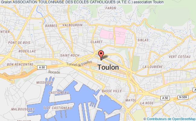 plan association Association Toulonnaise Des Ecoles Catholiques (a.t.e.c.) Toulon