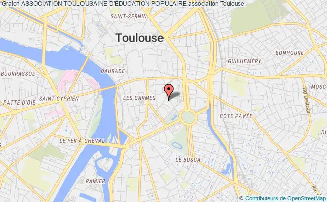 plan association Association Toulousaine D'education Populaire Toulouse CEDEX