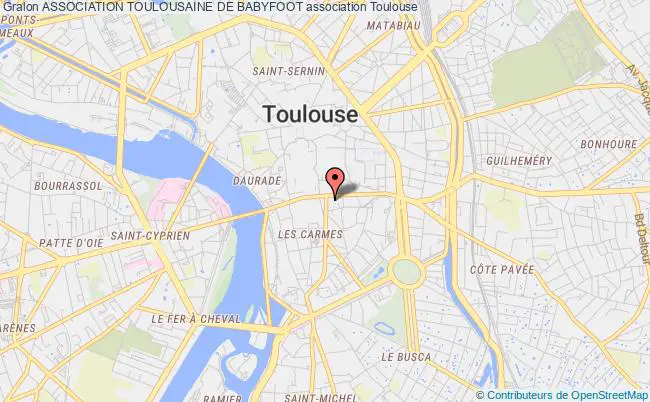 plan association Association Toulousaine De Babyfoot Toulouse