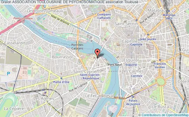 plan association Association Toulousaine De Psychosomatique Toulouse