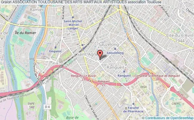 plan association Association Toulousaine Des Arts Martiaux Artistiques Toulouse