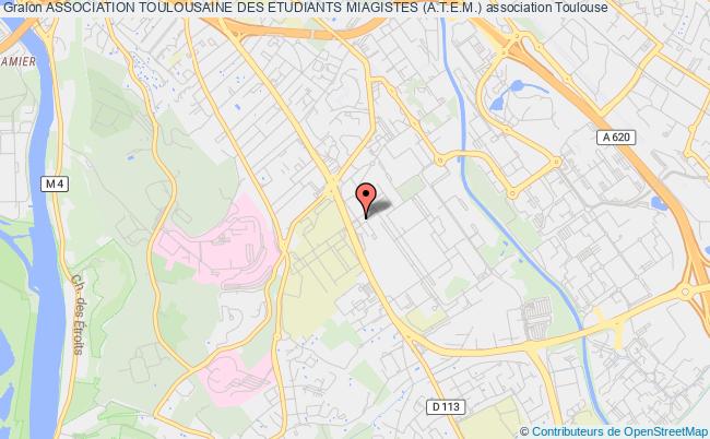 plan association Association Toulousaine Des Etudiants Miagistes (a.t.e.m.) Toulouse