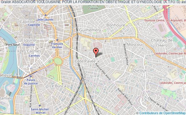 plan association Association Toulousaine Pour La Formation En Obstetrique Et Gynecologie (a.t.fo.g) Toulouse