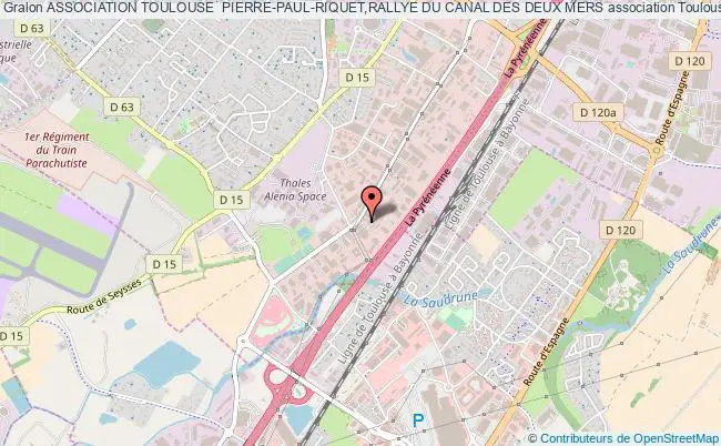ASSOCIATION TOULOUSE  PIERRE-PAUL-RIQUET,RALLYE DU CANAL DES DEUX MERS