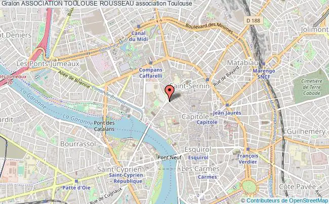 plan association Association Toulouse Rousseau Toulouse Cedex 9