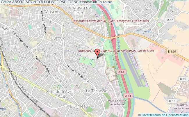 plan association Association Toulouse Traditions Toulouse