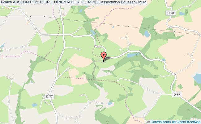 plan association Association Tour D'orientation IlluminÉe Boussac-Bourg