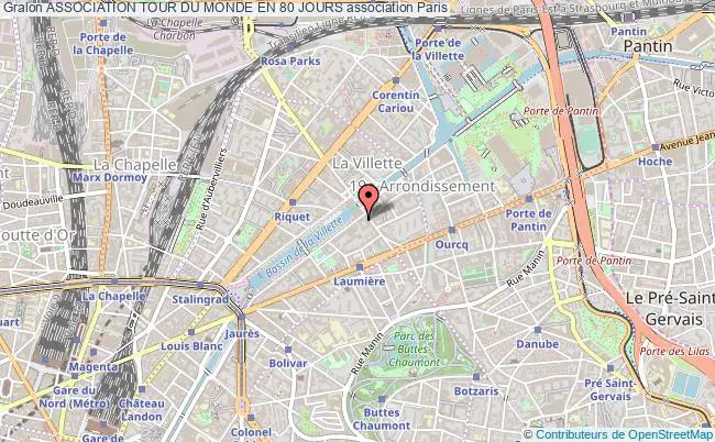 plan association Association Tour Du Monde En 80 Jours Paris