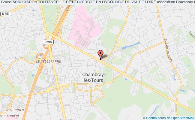 plan association Association Tourangelle De Recherche En Oncologie Du Val De Loire Chambray-lès-Tours