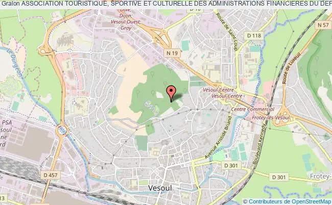plan association Association Touristique, Sportive Et Culturelle Des Administrations Financieres Du Departement De La Haute-saone Et Du Territoire De Belfort (a.t.s.c.a.f.) Vesoul