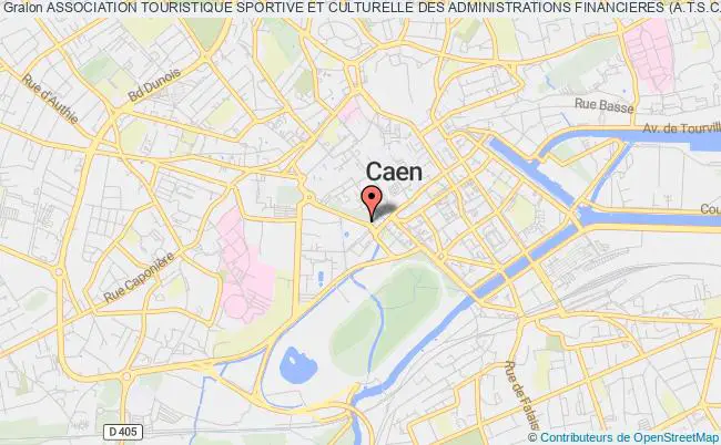 plan association Association Touristique Sportive Et Culturelle Des Administrations Financieres (a.t.s.c.a.f) Du Calvados Caen
