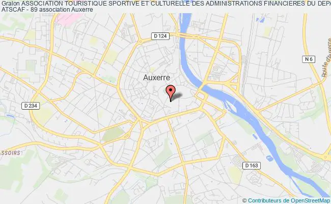 plan association Association Touristique Sportive Et Culturelle Des Administrations Financieres Du Departement De L'yonne
Atscaf - 89 Auxerre