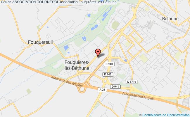 plan association Association Tournesol Fouquières-lès-Béthune