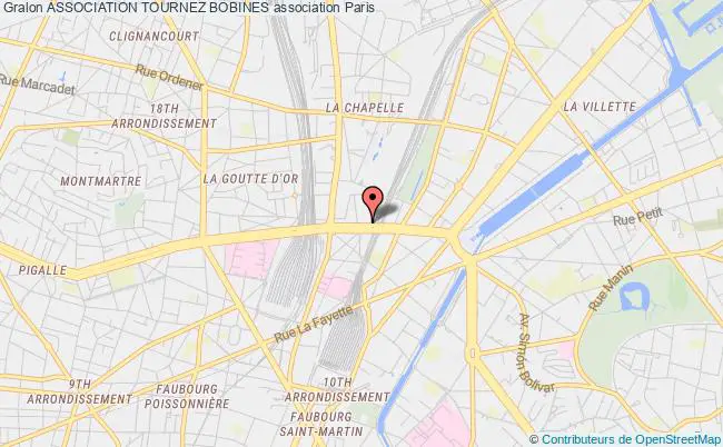 plan association Association Tournez Bobines Paris
