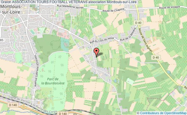 plan association Association Tours Football Veterans Montlouis-sur-Loire