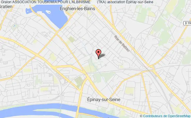 plan association Association Touskimia Pour L'albinisme      (tka) Épinay-sur-Seine