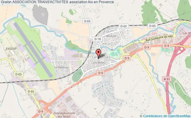plan association Association Trans'activites Aix-en-Provence