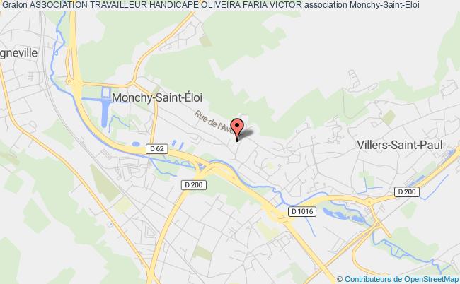 plan association Association Travailleur Handicape Oliveira Faria Victor Monchy-Saint-Éloi