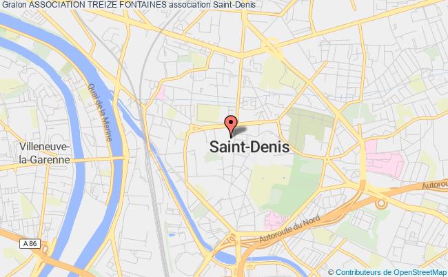plan association Association Treize Fontaines Saint-Denis
