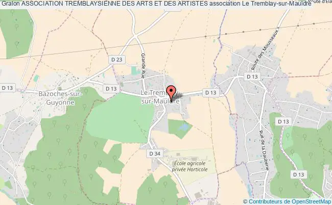 plan association Association Tremblaysienne Des Arts Et Des Artistes Tremblay-sur-Mauldre