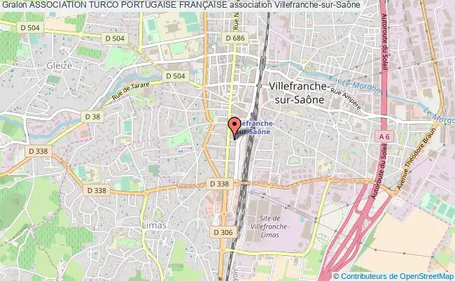 plan association Association Turco Portugaise FranÇaise Villefranche-sur-Saône