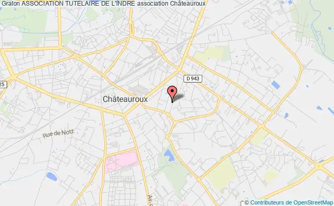plan association Association Tutelaire De L'indre Châteauroux