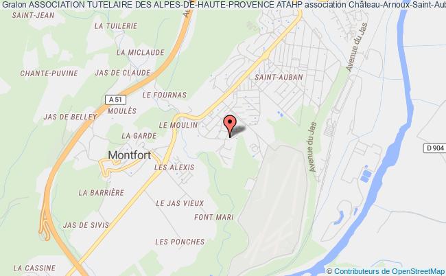 plan association Association Tutelaire Des Alpes-de-haute-provence Atahp Château-Arnoux-Saint-Auban