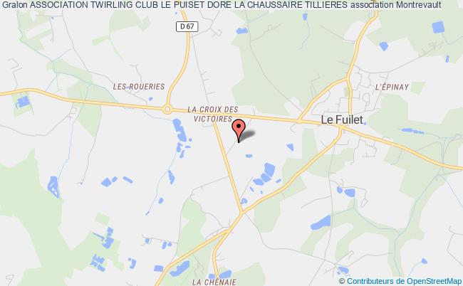 plan association Association Twirling Club Le Puiset Dore La Chaussaire Tillieres Montrevault-sur-Èvre