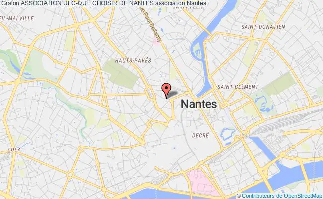 plan association Association Ufc-que Choisir De Nantes Nantes