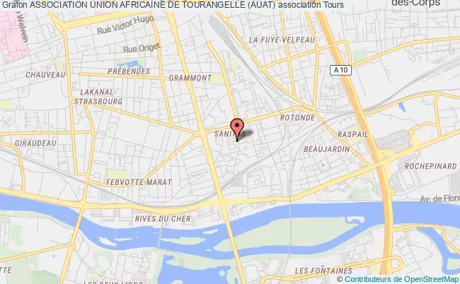 plan association Association Union Africaine De Tourangelle (auat) Tours