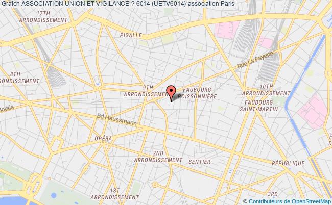 plan association Association Union Et Vigilance ? 6014 (uetv6014) Paris