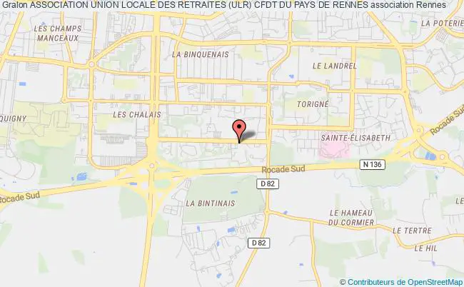 plan association Association Union Locale Des Retraites (ulr) Cfdt Du Pays De Rennes Rennes