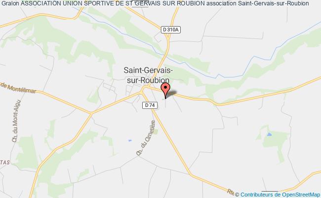plan association Association Union Sportive De St Gervais Sur Roubion Saint-Gervais-sur-Roubion