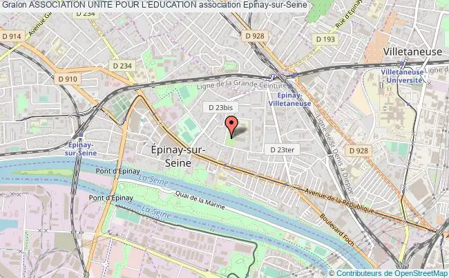 plan association Association Unite Pour L'education Épinay-sur-Seine