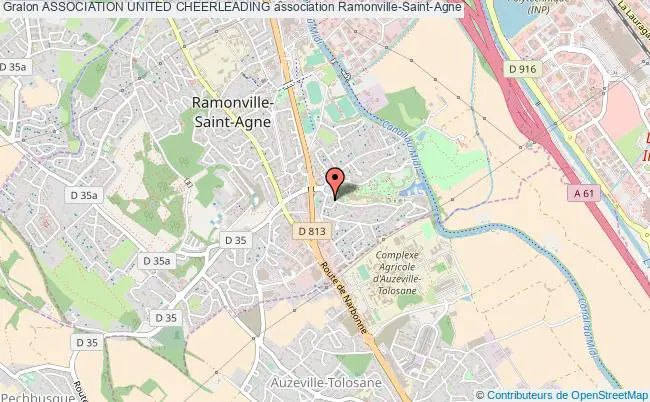 plan association Association United Cheerleading Ramonville-Saint-Agne